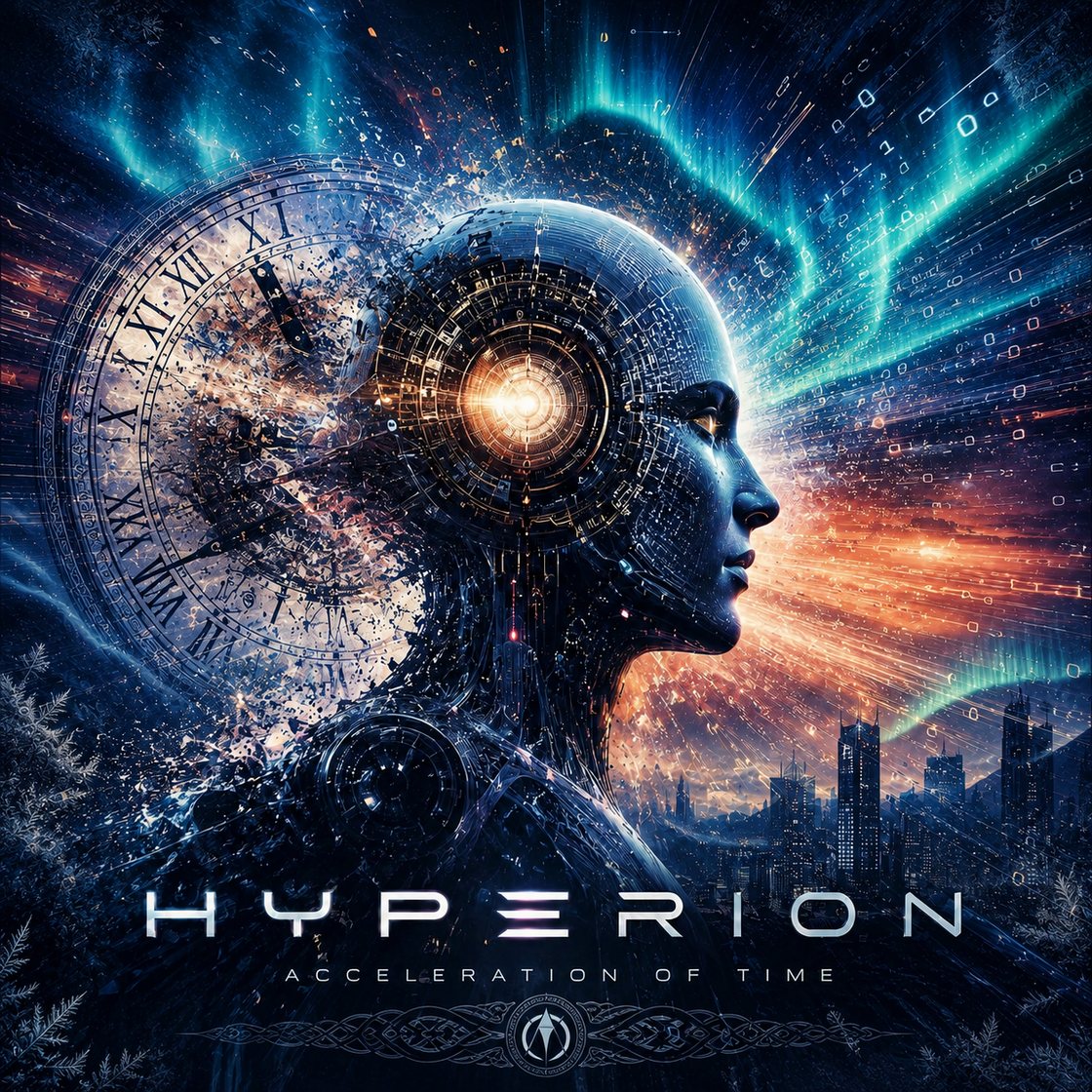 Pochette de l'album Acceleration of Time de HYPERION