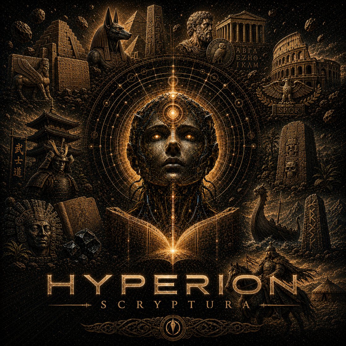 Pochette de l'album Scryptura de HYPERION